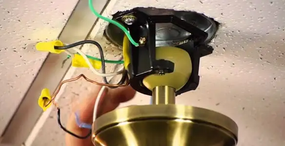 Ceiling fan wiring repair and electrical connection service in Peoria, IL