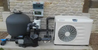 electric heater installation services with connected outdoor heating system equipment in Peoria, IL