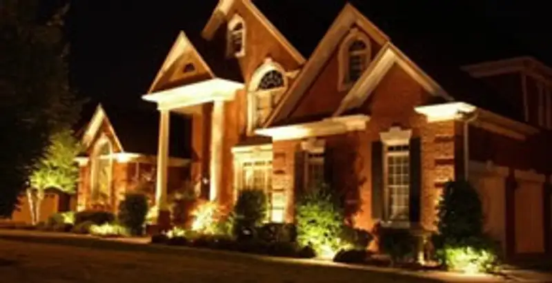 electrician services providing professional exterior electrical lighting in Peoria, IL