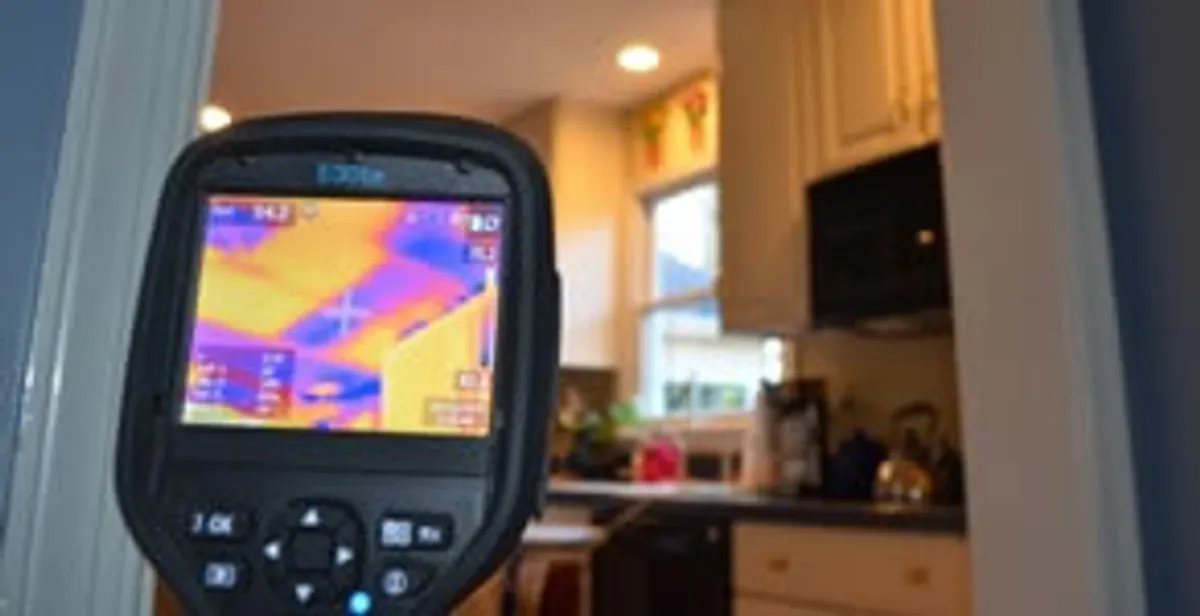 home energy audit service using thermal imaging to evaluate electrical efficiency inside a home in Peoria, IL