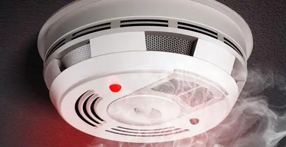 Installed smoke detector providing reliable fire detection in Peoria, IL