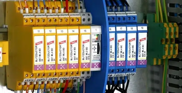 lightning surge protection equipment integrated into electrical system by certified electricians in Peoria, IL