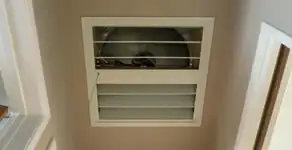 whole house fan installation services with ceiling-mounted ventilation system in Peoria, IL